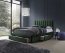 GRACE 160 Bed with wooden frame (Velvet Green)