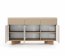 Style-Japandi C Chest with 3 doors,3 drawers and lighting