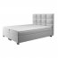 CANADA Box Springs 140x200 Bed with box (light grey fabric Alfa 17)