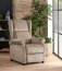 AGUSTIN recliner with massage function, color: beige