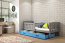 Cubus 1 Kinderbett 160x80 cm mit Matratze und Schublade,Graphit