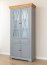 Marone Elite Grey/oak PLMEL02/S Glass-fronted cabinet