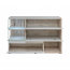 SILK+LED Chest Perla elm/white gloss