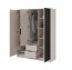 NELLY 3D Wardrobe (cashmere/black lamellas)