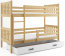 Karina 2 Divstāvu gulta ar diviem matračiem 190x80 priede/balts