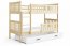 Cubus 2 Etagenbett Hochbett 190x90 mit 2 Matratzen und 1 Schubladen,Kiefer