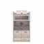 JAZZ WIT NIS 2D1W1S Glass-fronted cabinet