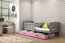 Cubus 1 Kinderbett 160x80 cm mit Matratze und Schublade,Graphit