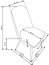 K214 krēsls pelēks/medus ozols