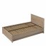 JAZZ LOZ P/140, 140x200 Bed with container