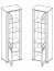 NewYork Y-5 L/R Glass-fronted cabinet