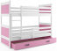 Riko II 200x90 Bunk bed with two mattresses White