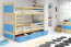 Riko II 160x80 Bunk bed with two mattresses Pine