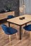 FLORIAN table artisan oak/black