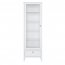 OLE-white WIT WYS 1W1S Glass-fronted cabinet