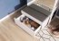 Claro CR-01 Kleiderschrank White mat/oak riviera