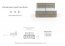 Valsen Box springs 180x200+TOP Basic H4 Двуспальная кровать Дуб