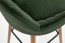 V-CH-H/93- C.Z Bāra krēsls (Tumši zaļš/rieksts)