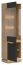 MILTON-ML 05 L/R Витрина,Cremona torro oak/anthracite matt
