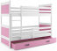 Rico II 160x80 Bunk bed with two mattresses White