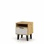 Borg-Duo sz-noc1s Ночной шкафчик,дуб artisan/кашемир