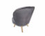 Astor Armchair (Dark grey fabric Monolith 92)