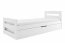 ERNIE- 1 Bed with mattress 200x90 White