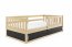 SMART-JAS Bērnu gulta ar matraci 160x80 Priede