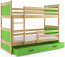 Riko II 160x80 Bunk bed with two mattresses Pine