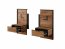 Milton D 2x ST N Bedside With LED lighting 2 pcs.