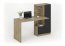 V-UA Desk,Artisan oak/black