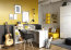 WORK- CONCEPT CW-01L Gloss Fold-out desk-left
