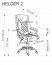 HELDER 2 Executive Офисное кресло,серый