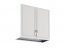 Sicilia G80C Wall cabinet with dish drainer