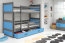 Rico II 160x80 Bunk bed with two mattresses Graphite