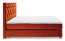 606 Var.P 140x200 Континентальная кровать с ящиком для белья Premium Collection
