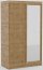 SW-DEL A 120 cm Sliding wardrobe with mirror,Artisan