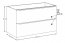 Sombra green 82-100-46-2s Waschbeckenunterschrank