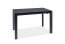 METROPOL CC120 Ceramic 120(180)X80 Extendable dining table,Black Nero/Black mat