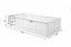 Montessori Bed with mattress 190x90 White