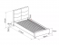 22861,Velvet V90SZD 90x200 Bed,tap.150 grey