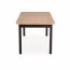 FLORIAN table artisan oak/black