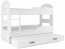 Domenik 3 Triple bunk bed with mattress 160x80