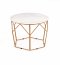 MADISON Coffee table gold/marble