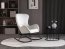 LIBERTO 3 Rocking chair white/black