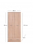 Top-Mix SZF 2D1S Wardrobe,Sonoma