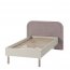 HarmonyHR 08 90x200 Bed with Slats and Upholstered Headrest