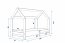 House- 1 Bed with mattress 160x80 white