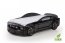 Light-MG 3D Full MUSTANG Gulta auto bērniem ar matraci + apgaismojums