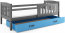 Cubus 1 Kinderbett 160x80 cm mit Matratze und Schublade,Graphit